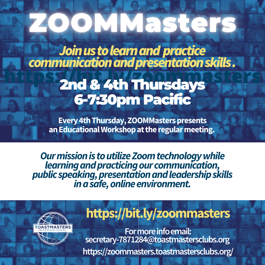 Zoommasters meeting