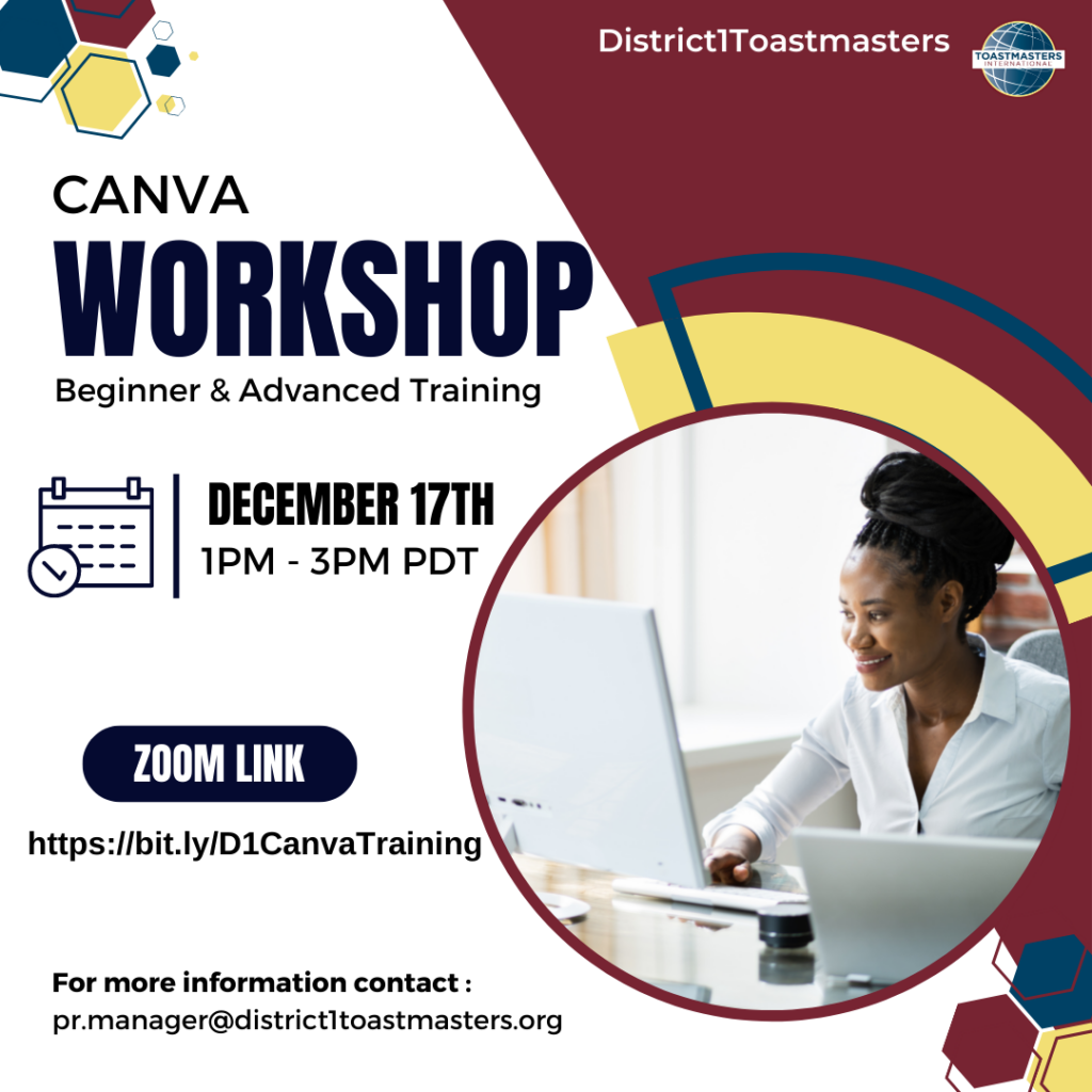 CANVA Training – District One