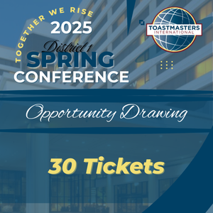 Opportunity Drawing 30 tickets